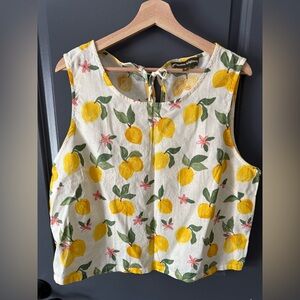 Princess Highway Lemon and Floral Print Blouse